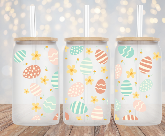 Pastel Easter Eggs - 16oz Cup Wrap