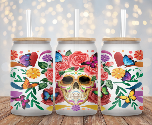 Dia De Muertos- 16oz Cup Wrap