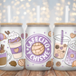Lilac Cafecito Y Chisme - 16oz Cup Wrap