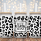 Wife Mama Boss Leopard - 16oz Cup Wrap