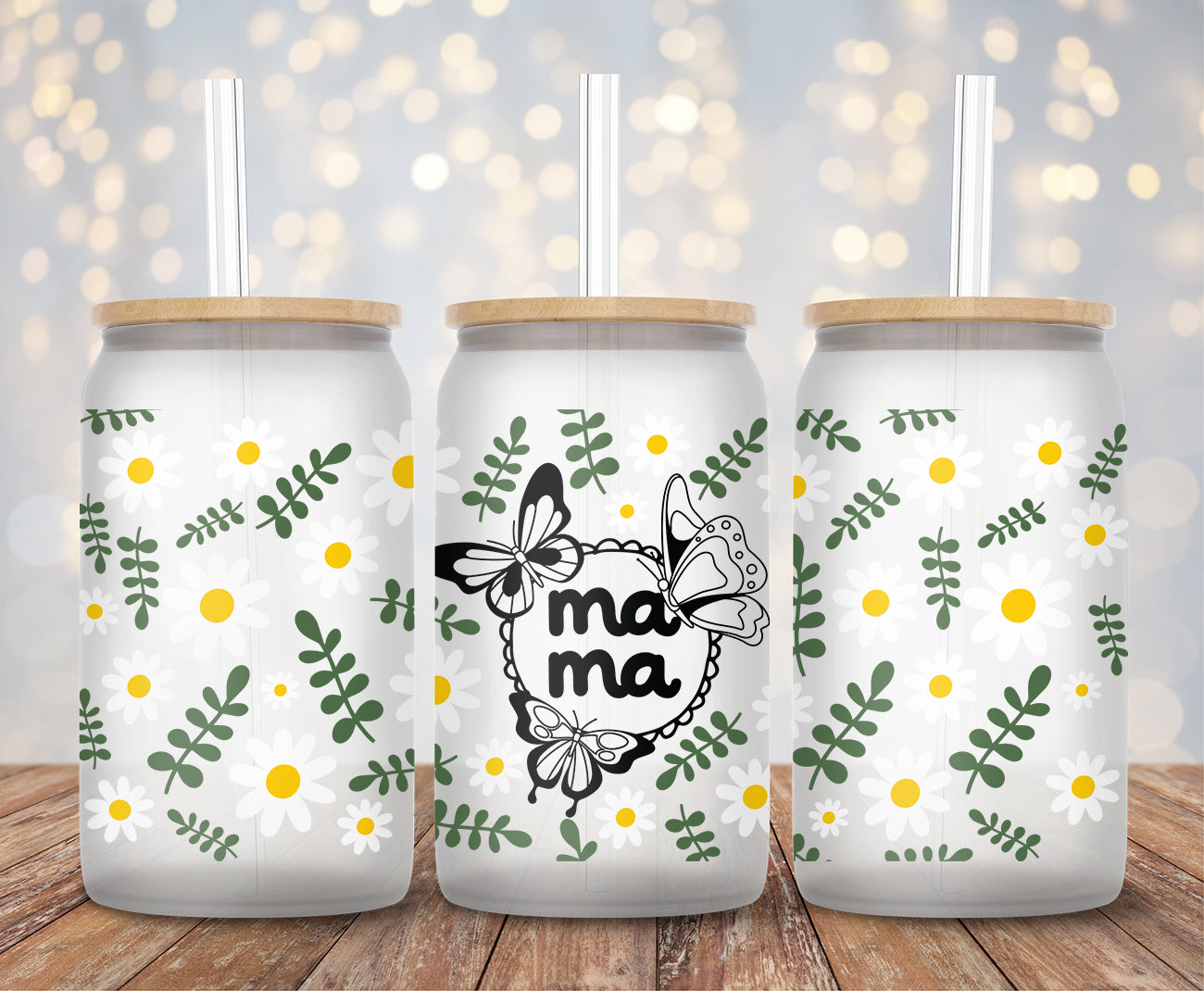 Mama Daisy - 16oz Cup Wrap