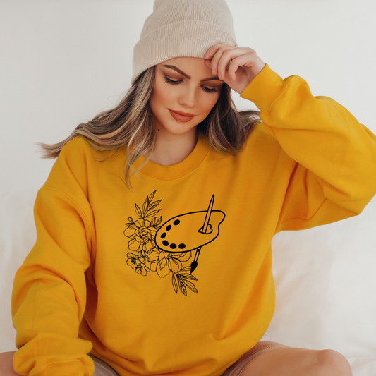 Floral Artist -  Full Color Transfer