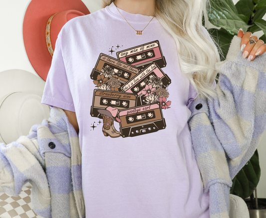 90s Country Cassette -  Full Color Transfer