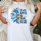 April Blue Awareness -  Full Color Transfer