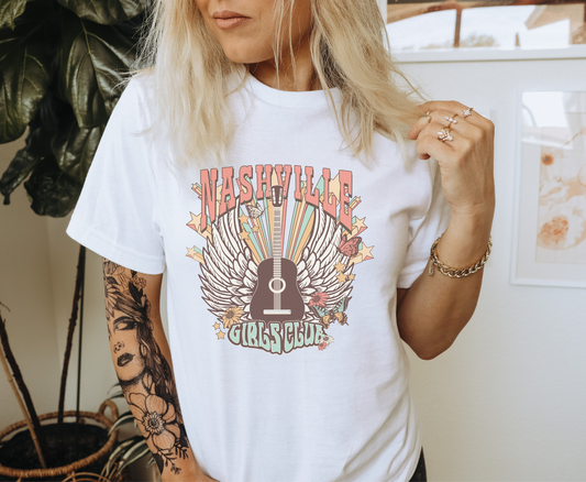 Nashville Rock N Roll -  Full Color Transfer